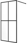 vidaXL Duschwand f&uuml;r Walk-in Dusche Klares Sicherheitsglas 90x195 cm - Transparent