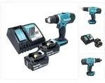 Makita DDF 453 RF Akku Bohrschrauber 18 V 42 Nm + 2x Akku 3,0 Ah + Ladeger&auml;t