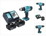 Makita DDF 453 RT Akku Bohrschrauber 18 V 42 Nm + 2x Akku 5,0 Ah + Ladeger&auml;t