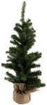 Tannenbaum k&uuml;nstlich im Jutesack 90cm gr&uuml;n - Gr&uuml;n