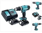 Makita DHP 453 SY Akku Schlagbohrschrauber 18 V 42 Nm + 2x Akku 1,3 Ah +...