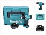 Makita DDF 453 T1J Akku Bohrschrauber 18 V 42 Nm + 1x Akku 5,0 Ah + Makpac -...