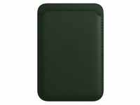 Apple Leder Wallet mit MagSafe - Schutzhülle - schwarzgrün