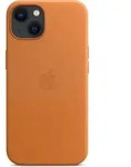Apple Leather Case with MagSafe Gold Brown, for iPhone 13, MM103ZM/A - Braun