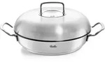 Fissler Servierpfanne Original-Profi Collection 28 cm &ndash; Edelstahl, Hochraumdeckel,
