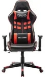 vidaXL Gaming-Stuhl Schwarz und Rot Kunstleder - Rot