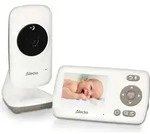 Alecto DVM-71 - Babyphone mit Kamera und 2.4"-Farbdisplay, Wei&szlig;/Taupe - Braun/Wei&szlig;