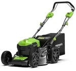 Greenworks GD40LM46SP, Schieberasenm&auml;her, 750 m2, 46 cm, 2,5 cm, 7 mm, 4...