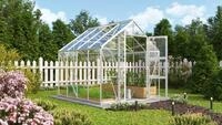 Vitavia Gew&auml;chshaus "Domus 6700" aluminium 6,7 m&sup2; 3 mm ESG