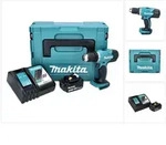 Makita DDF 453 RF1J Akku Bohrschrauber 18 V 42 Nm + 1x Akku 3,0 Ah + Ladeger&auml;t...