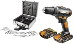 WORX WX170.6 Schraubendreherbohrer im Koffer Zubeh&ouml;r