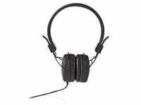 Nedis On-Ear-Kopfhörer mit Kabel | 3.5 mm | Seillänge: 1.20 m | Schwarz...
