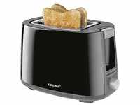 KORONA 21130 Toaster 2 Scheiben 750Watt schwarz