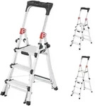 Hailo TL100 Topline 3-in-1 Alu Teleskopleiter - Flexible Arbeitsh&ouml;he 3-5 Stufen