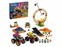 LEGO 60295 City Stuntshow-Arena, Set mit Monster Trucks, Spielzeugautos,...