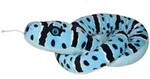 kuscheltier Blue Rock Klapperschlange 137 cm Pl&uuml;sch blau