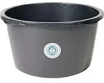 PROFI-LINE Bau K&uuml;bel 65L Schwarz - Schwarz