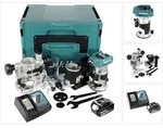 Makita DRT 50 RF1J X2 18 V Li-Ion Akku Brushless Multifunktionsfr&auml;se im Makpac...