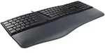 CHERRY KC 4500 ERGO, Volle Gr&ouml;&szlig;e (100%), Kabelgebunden, USB, AZERTY, Schwarz -