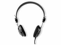 Nedis On-Ear-Kopfhörer mit Kabel | 3.5 mm | Seillänge: 1.10 m | Schwarz...