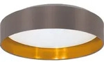 EGLO LED Deckenlampe Maserlo 2, Textil Deckenleuchte, Wohnzimmerlampe Decke aus Stoff