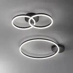 GIOTTO moderne LED-Deckenleuchte 36W schwarz 3508-61-101 Fabas Luce - Schwarz