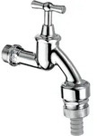 Auslaufventil mit Knebelgriff 1/2Zoll, mattchrom
