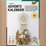 folia Adventskalender-Set MAKRAMEE 55-teilig - Gold