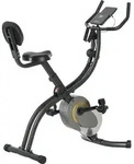 HOMCOM Heimtrainer X-Bike 2-in-1 Fahrradtrainer Trimmrad mit 1 Paar Spannseil -