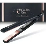 Golden Curl Titanium Gl&auml;tteisen GL829 (Ros&eacute;gold) 2 in 1 zum Gl&auml;tten und Locken -