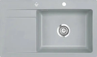 Sp&uuml;le KeraDomo STEMA 86 SL in TITAN Becken links mit Excenterbedienung /...