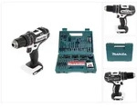 Makita DHP 482 Z W Akku Schlagbohrschrauber 18V 62Nm Solo + Bit & Bohrer-Set