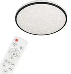 LED Deckenleuchte Dimmbar CCT Memoryfunktion Sternenhimmel 24W schwarz Briloner -