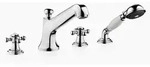 Dornbracht 27502360-00 Wannen-Vierlochbatt. Madison - Silber