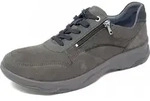 WALDL&Auml;UFER H-Max Halbschuhe grau schwarz Nubukleder - Gr&ouml;&szlig;e: UK 8 - Grau - 42,5