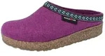 HAFLINGER Grizzly Franzl Damen Hausschuhe lila Wollfilz - Gr&ouml;&szlig;e: 37 - Lila - 37