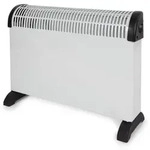 Perel Konvektorheizung 2000W, elektrischer Konvektor mit 3 Heizstufen, Thermostat,