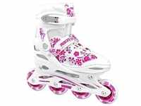 Roces Compy 8.0 inline-Skates Softboot Mädchen weiß/rosa Größe 30-33