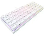 Corsair K65 RGB Mini Cherry MX RGB Speed Silver - Gaming Tastatur - wei&szlig; -...