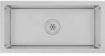 vidaXL Handgemachte Einbausp&uuml;le Edelstahl - Silber