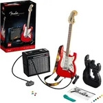 LEGO Ideas Fender Stratocaster, DIY-Gitarren-Kit, Modell-Musikinstrument f&uuml;r