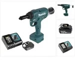 Makita DRV 250 RG1 Akku Blindnietsetzger&auml;t 18V 20kN Brushless + 1x Akku 6,0Ah +