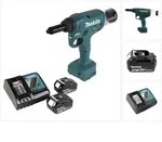 Makita DRV 250 RG Akku Blindnietsetzger&auml;t 18V 20kN Brushless + 2x Akku 6,0Ah +