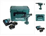 Makita DRV 250 RTJ Akku Blindnietsetzger&auml;t 18 V 20 kN Brushless + 2x Akku 5,0...