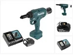 Makita DRV 250 RF1 Akku Blindnietsetzger&auml;t 18V 20kN Brushless + 1x Akku 3,0Ah +