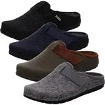 Rohde Herren Hausschuhe Pantoffeln Rodigo-H 6741, Gr&ouml;&szlig;e:45 EU, Farbe:Schwarz -