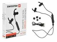 Active Series Wireless Bluetooth-Sportheadset, magnetisch, by Swissten - Schwarz