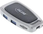 InLine Multifunktions-Hub USB 3.2 Gen.2 USB-C (2xUSB-A + 1xHDMI + 1xUSB-C), USB 3.2