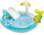 Intex 57165NP Playcenter "Gator" Planschbecken (201x107x84cm) Garten Kinder - Blau