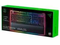 Razer Huntsman V2, Optische Gaming-Tastatur, RGB-LED-Licht, US, Schwarz,
